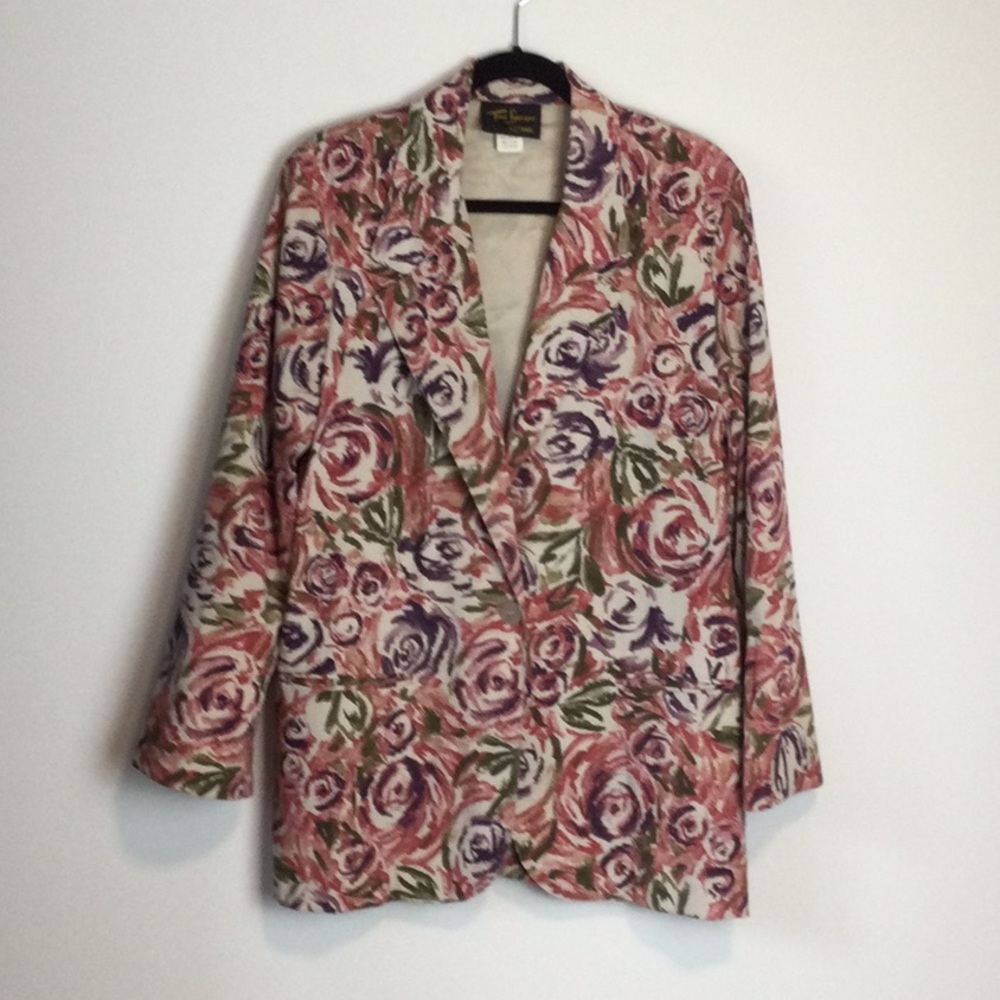 Toni Garment Floral Blazer